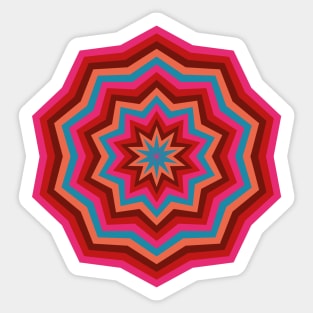 10 Pointed Star Sticker